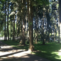River Road Park & Recreation District - Old trees shade pleasantly soft grass. Perfect for a picnic on a hot day.