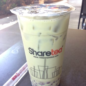 Sharetea - Matcha red bean milk tea - Coffee & Tea Near Me - Cerritos, California