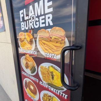 Flame N Burger - menu - Burgers Near Me - Richgrove, California