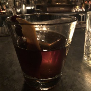 Gilt Bar - Tokyo old fashioned - $19 but so good - New American Near Me - Chicago, Illinois