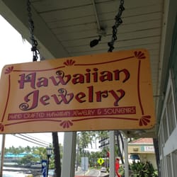Hawaiian Lava Jewelry - Storefront sign