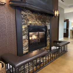 The Inn - Lobby hearth
