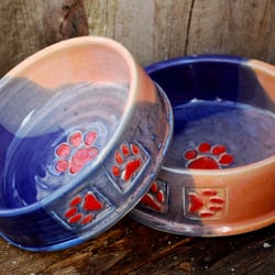 Big Dog Pots Pottery - Unique, colorful creations for pets. Custom orders welcomed!