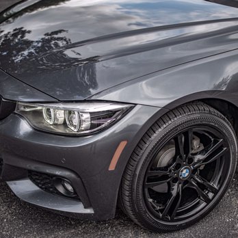 NV Coatings - BMW 430i - 18in stock M rims coated gloss black - Wheel & Rim Repair Near Me - Chantilly, Virginia
