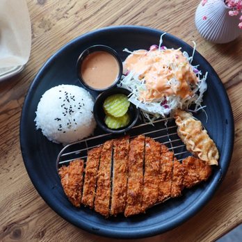 Bang Bang Katsu House - Bang Bang Katsu Plate @tiffhuangry - Asian Fusion Near Me - Milton, Georgia Bang Bang Katsu House - Bang Bang Katsu Plate @tiffhuangry - Asian Fusion Near Me - Milton, Georgia