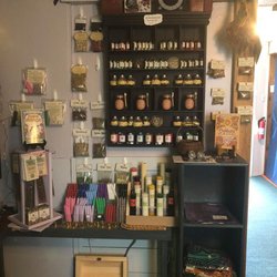 Off the Beaten Path Herbs and More - A snapshot of only a small selection and part of the shop.