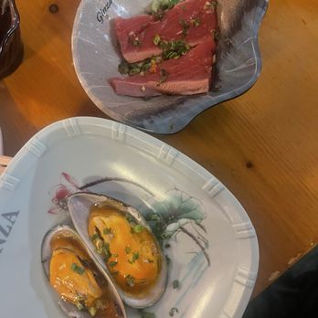Ginza - Tuna tataki  Green mussel - Japanese Near Me - Fort Myers, Florida