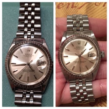 ABC Watchwerks - Before and after pic of overhaul/restoration. - Watch Repair Near Me - Los Angeles, California ABC Watchwerks - Before and after pic of overhaul/restoration. - Watch Repair Near Me - Los Angeles, California