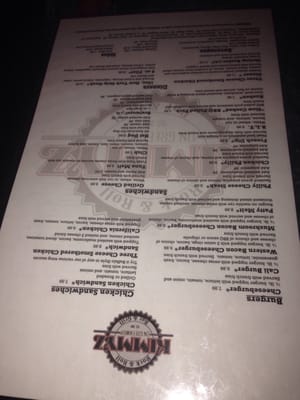 Menu photo 2 Kimmyz on Greenway Glendale, AZ