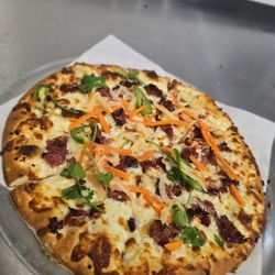 Pacific Pizza - Off Menu delite Banh Mi Pizza. So delicious