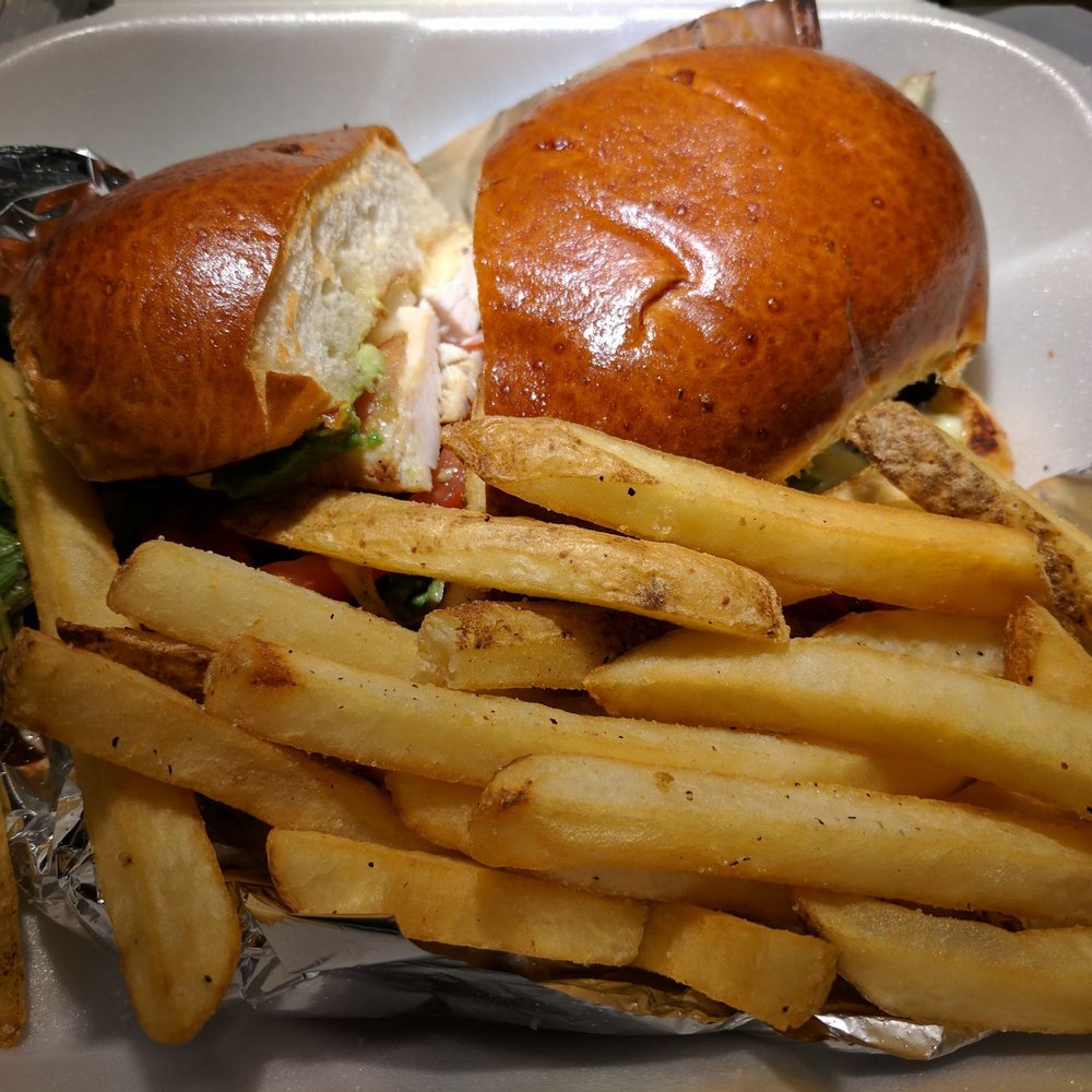 Bacon Avocado Chicken and fries (to-go order)