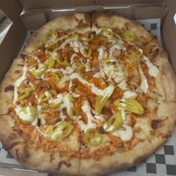 Romans Pizza House - N Cape May - Buffalo chicken (add ranch, minus bleu cheese, add pepperoncinis)