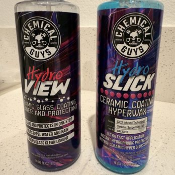 Chemical Guys - Hydro View Ceramic Cleaner and Protectant & Hydro Slick. - Auto Detailing Near Me - Torrance, California