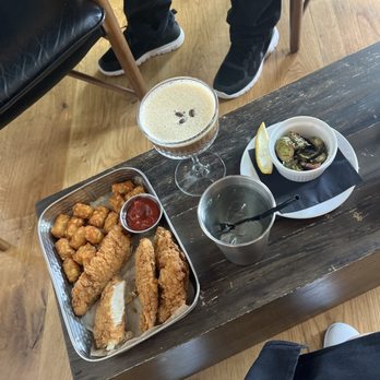 Fore Score A Golf Tavern - Chicken tenders, tater tots, brussels sprouts espresso martini - Sports Bars Near Me - Jacksonville, Florida Fore Score A Golf Tavern - Chicken tenders, tater tots, brussels sprouts espresso martini - Sports Bars Near Me - Jacksonville, Florida
