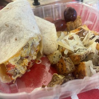 JoJack's Espresso Bar & Cafe - The Chorizo Breakfast Burrito and home fries. Absolutely amazing! - Sandwiches Near Me - Portsmouth, Virginia