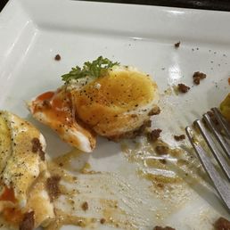 Overcooked egg