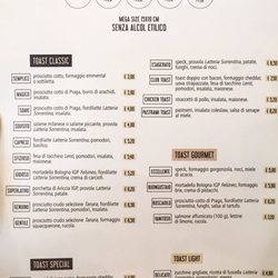 Capatoast - Menù e prezzi