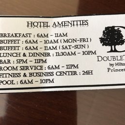 The breakfast hours indicated here are inaccurate from Monday through Friday. Breakfast actually ends at 10 on those days. The breakfast hours indicated here are inaccurate from Monday through Friday. Breakfast actually ends at 10 on those days.