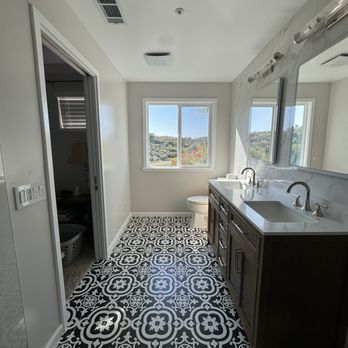 DMA Flooring - View from shower - Flooring Near Me