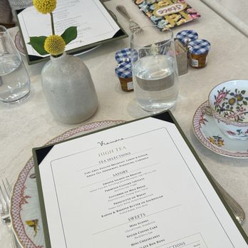 Viamara - Tea experience menu - Cocktail Bars Near Me - Newport Beach, California