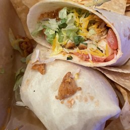 The classic hand breaded wrap.... lol, doesn't resemble what they have advertised. The classic hand breaded wrap.... lol, doesn't resemble what they have advertised.