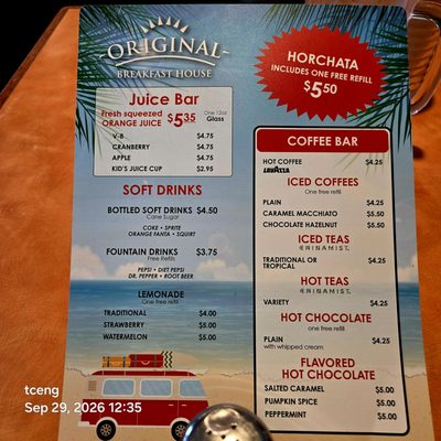 Menu photo 5 Original Breakfast House Phoenix, AZ
