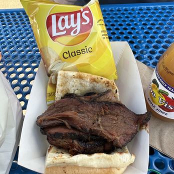 Boa Vista Orchards - 1/2 of a Brisket sandwich - Fruits & Veggies Near Me - Placerville, California