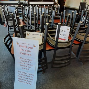 The Bagel Factory - They have plenty of seating during normal time, but because of Cuomo there's no option to eat inside the place as of March 12th, 2021 - Delis Near Me - Binghamton, New York