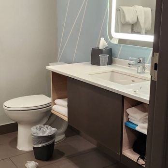 Avid Hotel Denver Airport Area - Nice bathroom. Excuse the mess - Hotels Near Me - Denver, Colorado