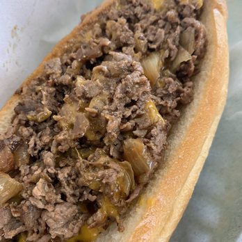 The Cheesesteak Grill - CHEESESTEAK: Whiz, wit, extra meat. see 20 plus previous photos: portion sizes (meat and cheese) MUCH smaller, but still a tasty sandwich. - Cheesesteaks Near Me - Oceanside, California