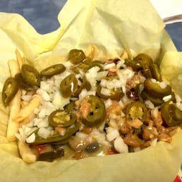 chili cheese fries - it's got like 4 different types of beans chili cheese fries - it's got like 4 different types of beans