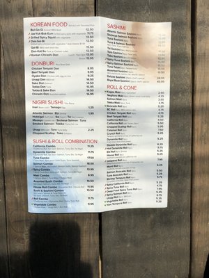 Menu photo 2 Nikko Sushi Abbotsford, BC