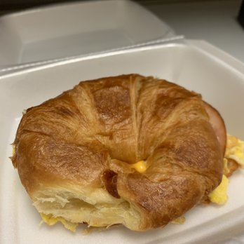 Park's Hamburgers - B21 Croissant with 2 eggs, cheese, and choice of meat (bacon, ham, sausage). - Breakfast & Brunch Near Me - Dallas, Texas Park's Hamburgers - B21 Croissant with 2 eggs, cheese, and choice of meat (bacon, ham, sausage). - Breakfast & Brunch Near Me - Dallas, Texas
