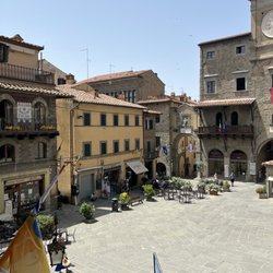 La Loggetta - View from outside dining