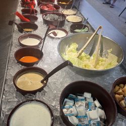 Rainbow Restaurant & Catering - Salad bar. Included with the lunch buffet.