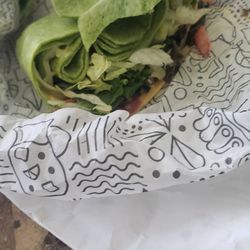 Publix - My horrible spinach veggie wrap smdh! Hard & not fresh at all!