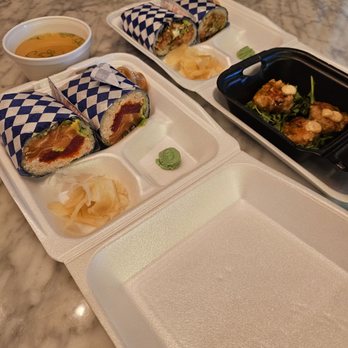 KimBob-Rex - Sushi rex, champion, miso soup, golden ball - Sushi Bars Near Me - Glendale, California KimBob-Rex - Sushi rex, champion, miso soup, golden ball - Sushi Bars Near Me - Glendale, California