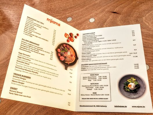 Menu photo 2 Mjams Antwerp, VAN