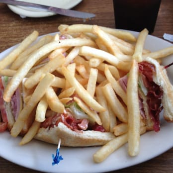 Summerton Diner - Club sandwich with fries. - Diners Near Me - Summerton, South Carolina Summerton Diner - Club sandwich with fries. - Diners Near Me - Summerton, South Carolina