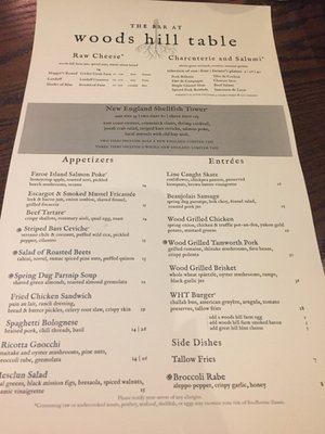 Menu photo 4 Saltbox Kitchen Concord, MA
