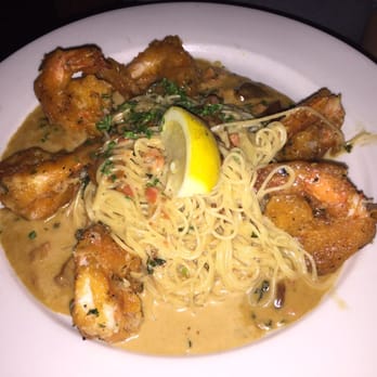 J Mark's Restaurant - Shrimp scampi with angel hair pasta - New American Near Me - Pompano Beach, Florida