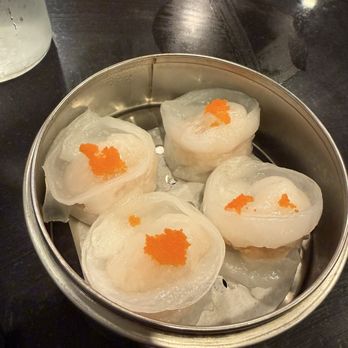 Qin Cuisine - Shrimp and scallop dumplings - Dim Sum Near Me - Anaheim, California Qin Cuisine - Shrimp and scallop dumplings - Dim Sum Near Me - Anaheim, California
