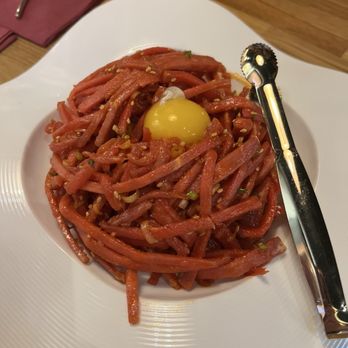 Arisu1099 - yukhwe (raw beef dish) - Korean Near Me - Greenville, South Carolina