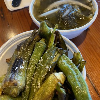 Sugar's Ribs - Okra and greens - Barbeque Near Me - Chattanooga, Tennessee Sugar's Ribs - Okra and greens - Barbeque Near Me - Chattanooga, Tennessee