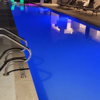 Aven Ridge - Pool at night - Apartments Near Me - Leander, Texas