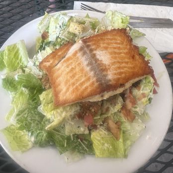 Quarter Celtic Brewpub - Salmon Caesar salad - Brewpubs Near Me - Albuquerque, New Mexico