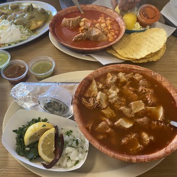 La Tapatia II - a table full of mexican food - Mexican Near Me - Ventura, California