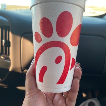 Chick-fil-A - I believe that a medium Freshly-Brewed Iced Tea Sweetened is $1.69 but they wanted to charge us $1.90 for a small cup of ice! - Chicken Shop Near Me - Victorville, California