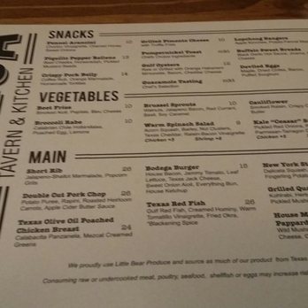 Bodega Tavern & Kitchen - Their menu was to be changed soon with the removal of unpopular items in exchange for new items - Bars Near Me - McAllen, Texas Bodega Tavern & Kitchen - Their menu was to be changed soon with the removal of unpopular items in exchange for new items - Bars Near Me - McAllen, Texas
