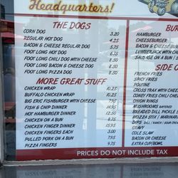 Erie Drive In Restaurant - Updated menu